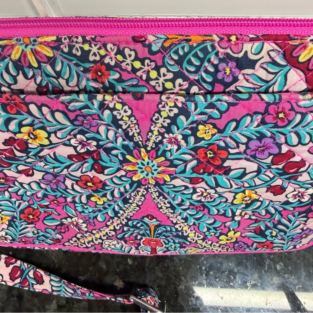 NWOT Vera Bradley Little Hipster Crossbody Bag Women’s Pink Floral Crossbody Bag - Picture 8 of 11